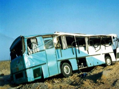 Ανατροπή λεωφορείου με Έλληνες ομογενείς στο Κάιρο