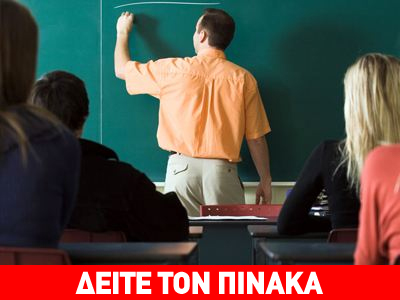 Ποιοι εκπαιδευτικοί οδηγούνται στη διαθεσιμότητα