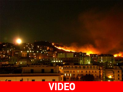 Πύρινος εφιάλτης στη ΒΔ Ιταλία – 1.000 κάτοικοι εγκατέλειψαν τα σπίτια τους