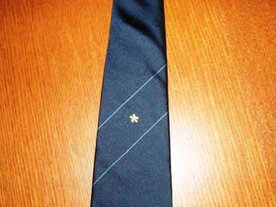 Με κομματική γραβάτα ο Καρατζαφέρης