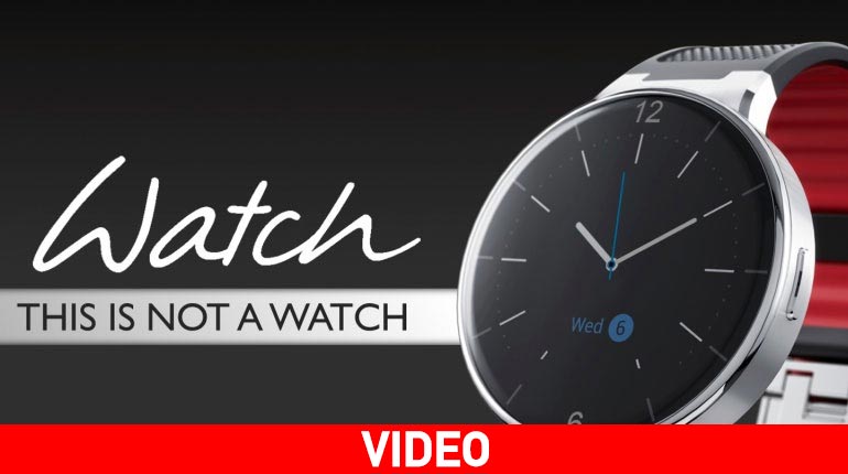 Το νέο έξυπνο ρολόι Alcatel OneTouch Watch