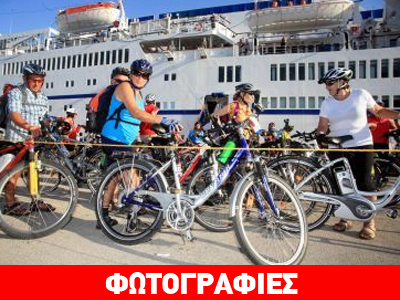 Επίσκεψη Γερμανών ποδηλατών σε αξιοθέατα on camera!