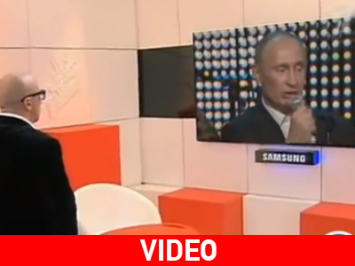 Ο Putin σε ρόλο τραγουδιστή…