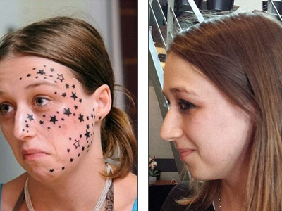 Μετάνιωσε για τα 56 τατουάζ