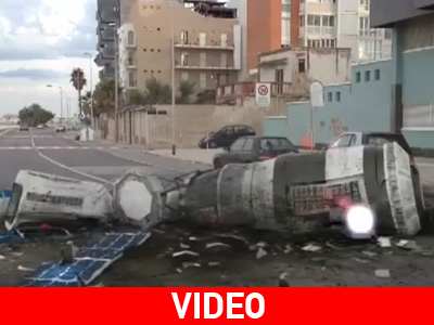 Έτσι έπεσε ο δορυφόρος…