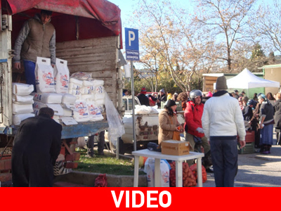 Πανζουρλισμός για τρόφιμα «Χωρίς Μεσάζοντες» στην Ξάνθη