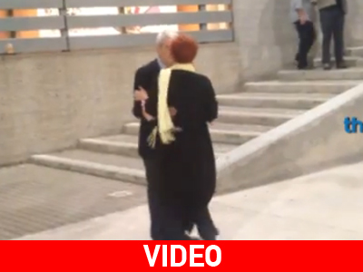 O χορός Μπουτάρη με τη σύντροφό του