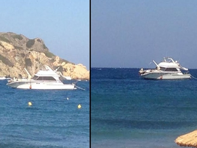 Σύρος: Σκάφος έπεσε στα βράχια και οι επιβαίνοντες σώθηκαν στο παρά πέντε