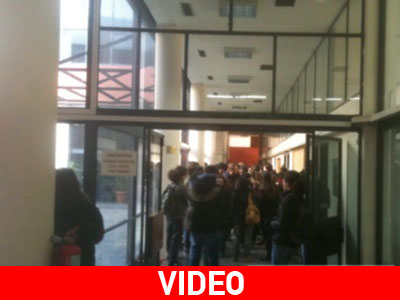 Φοιτητές διέκοψαν συνεδρίαση στο ΑΠΘ
