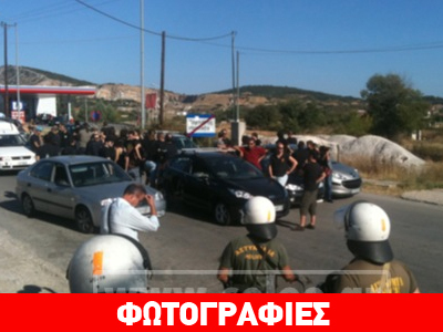 Αστυνομικά μπλόκα στον Χορτιάτη