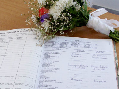 Πολιτικός γάμος: Δωρεάν σε Θεσσαλονίκη, Μαρούσι, έως 550 ευρώ στην Κρήτη!