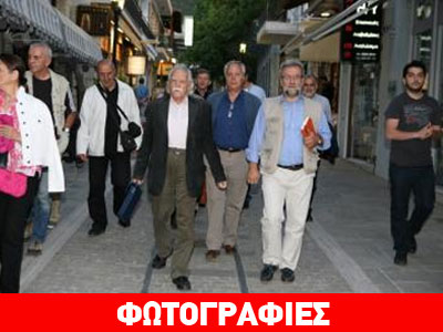 Ο Μανώλης Γλέζος στα Καλάβρυτα