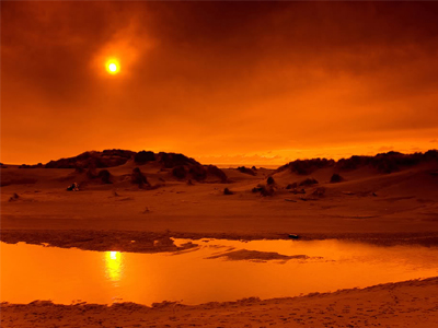 Ομογενής ποδηλάτης διέσχισε την αφιλόξενη Κόκκινη Έρημο