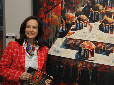 Στο Πατριαρχείο Ιεροσολύμων η Άννα Διαμαντοπούλου