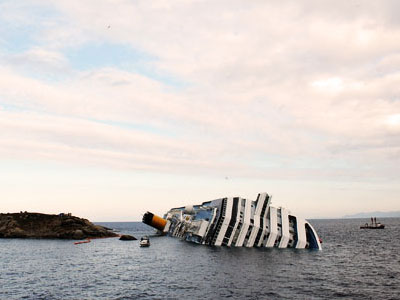 Προκαταρκτική έρευνα για το ναυάγιο του Concordia