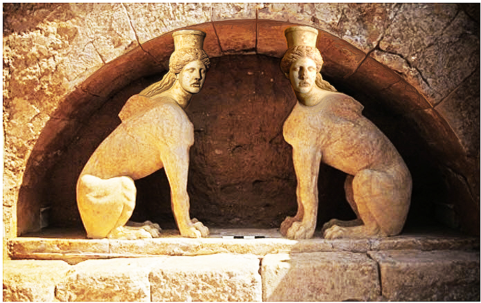 Αναπαράσταση των Σφιγγών