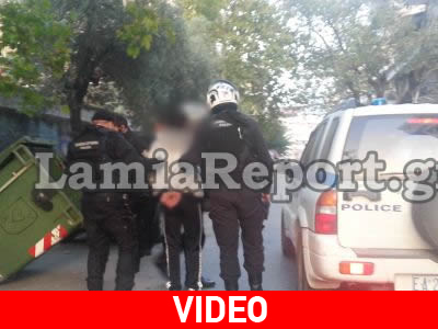 Σύλληψη ληστή on camera!