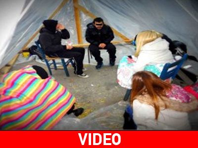 Απεργία πείνας έξω από το τούρκικο Προξενείο