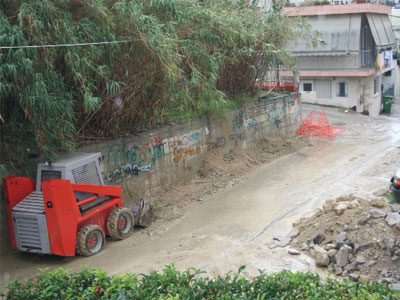 Καταστροφές στην Αρκαδία από τη νεροποντή