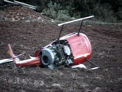 Ελικόπτερο κατέπεσε στην Θήβα