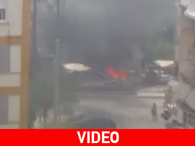 Φωτιά σε αυτοκίνητο στους Αμπελόκηπους Θεσσαλονίκης