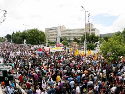 Συλλαλητήριο ΓΣΕΕ στην ΕΡΤ