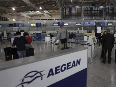 Τροποποιήσεις και ακυρώσεις πτήσεων της Αegean αύριο