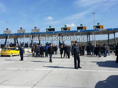 Κινητοποιήσεις αγροτών στην Αθηνών-Λαμίας