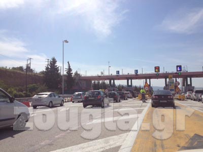 Ουρές στα διόδια Ελευσίνας – Ζευγολατιού