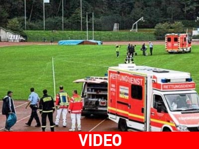 Ακόντιο καρφώθηκε σε κριτή!