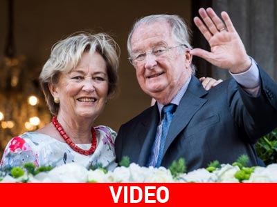 O βασιλιάς Αλβέρτος αποχαιρέτησε τους Βέλγους