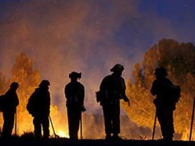 Φωτιά στο όρος Μπέλες