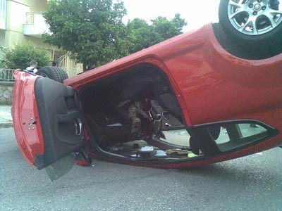 Αναποδογύρισε αυτοκίνητο – Σώος ο οδηγός