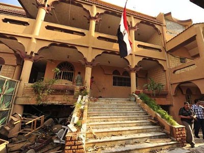 Ισχυρή έκρηξη στο Υπ. Εξωτερικών της Βεγγάζης