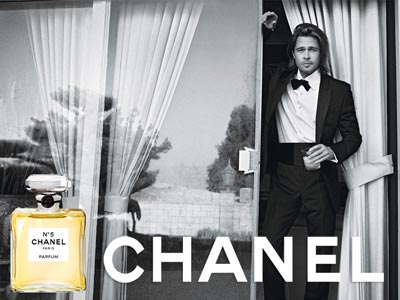 O Brad Pitt το νέο πρόσωπο του Chanel No5!