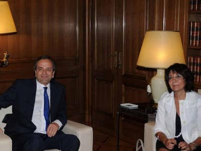 Συνάντηση Σαμαρά με τη Δαμανάκη