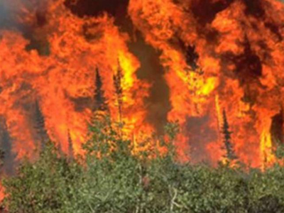 Λάρισα: Πυρκαγιά κοντά στις νατοϊκές εγκαταστάσεις