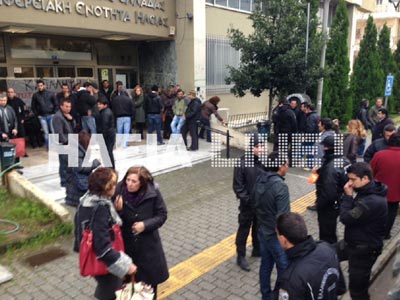 Πύργος: Ένταση και προσαγωγές στο Διοικητήριο