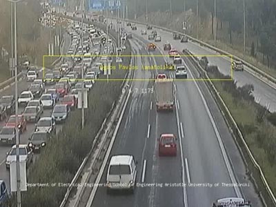 «Τρελή» πορεία Ι.Χ. στον περιφερειακό της Θεσσαλονίκης