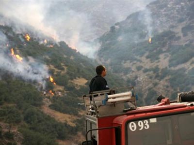 Πυρκαγιά στο Κρανοχώρι Καβάλας