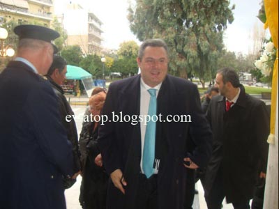 Στη Χαλκίδα για τα Θεοφάνια ο Πάνος Καμμένος