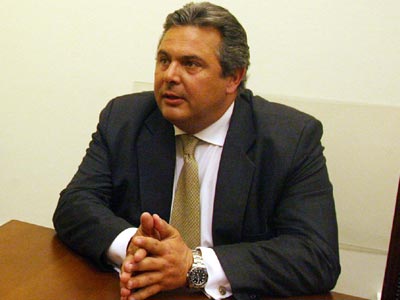 Στις Σκουριές αύριο ο Καμμένος