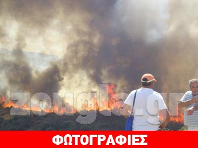 Φωτό αναγνώστη από τη φωτιά στην Κω