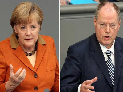 Ντιμπέιτ Μέρκελ – Στάινμπρουκ με την Ελλάδα στην ατζέντα