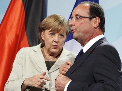 Συνάντηση Μέρκελ – Ολάντ πριν τη Σύνοδο Κορυφής