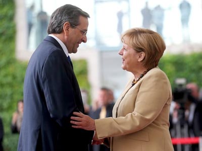 Συνάντηση Σαμαρά – Μέρκελ σήμερα