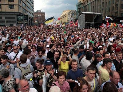 Διαδηλώσεις κατά του Πούτιν στη Μόσχα