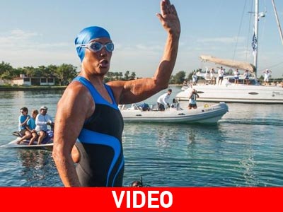 Κολύμπησε από την Κούβα ως την Φλόριντα χωρίς προστασία για τους καρχαρίες