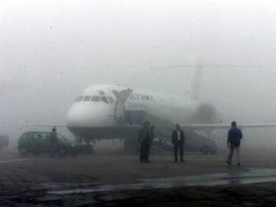 Πυκνή ομίχλη στο αεροδρόμιο «Μακεδονία»