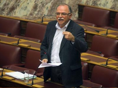 Καταγγελία Παπαδημούλη για τη διαδικασία στη Βουλή